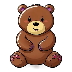 Kawaii Bear Character Png 60 PNG image