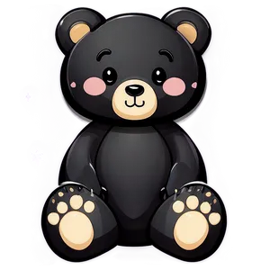 Kawaii Bear With Stars Png Ulb48 PNG image