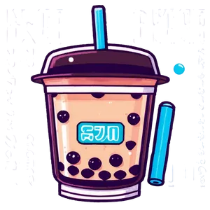 Kawaii Bubble Tea PNG 83