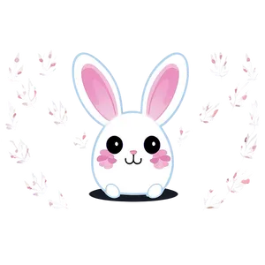 Kawaii Bunny Rabbit PNG Dtr