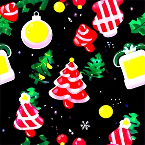 Kawaii Christmas Theme PNG Dfn PNG