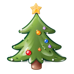 Kawaii Christmas Tree Decoration Png 06252024 PNG image