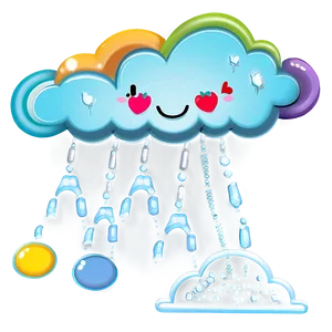 Kawaii Cloud Design Png Yuu2 PNG image