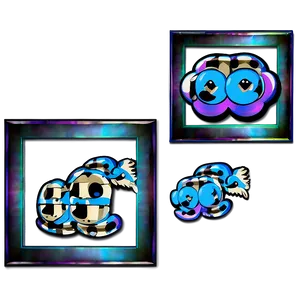 Kawaii Cute Frame PNG Eag81 PNG
