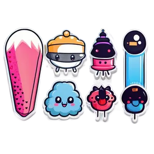 Kawaii Doodle Collection PNG Srs78