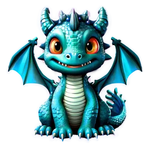 Kawaii Dragon Fantasy PNG Hme91 PNG