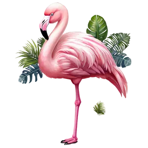 Kawaii Flamingo Cute PNG Fis PNG