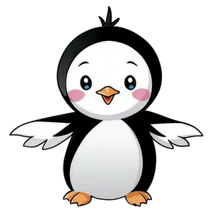 Kawaii Penguin Characters PNG 12