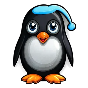 Kawaii Penguin Characters PNG Dbr