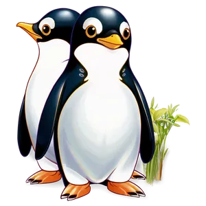 Kawaii Penguin PNG Shw11