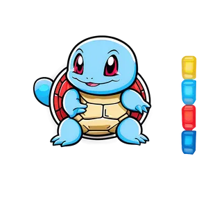 Kawaii Squirtle Clipart PNG Wqy16