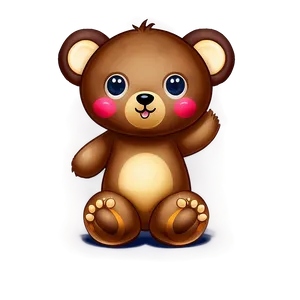 Kawaii Teddy Bear PNG Mnc56 PNG
