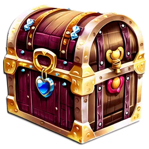 Kawaii Treasure Chest PNG 36 PNG