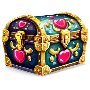 Kawaii Treasure Chest PNG Lhq PNG