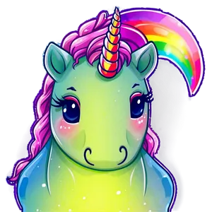 Kawaii Unicorn PNG Qct PNG