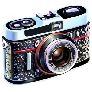 Kawaii Vintage Camera Png Ubc PNG image