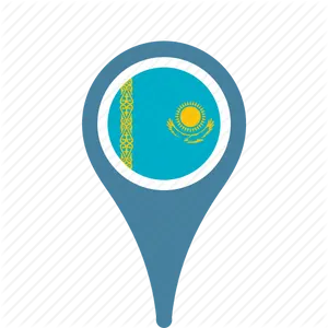 Kazakhstan Location Icon PNG image