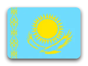 Kazakhstan National Flag PNG image