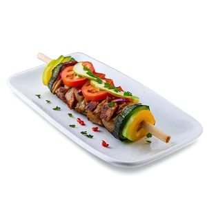 Kebab With Vegetables Png Eip PNG image