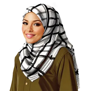 Keffiyeh Inspired Artwork PNG 06272024