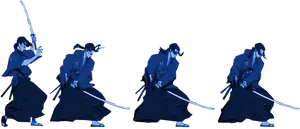 Kendo Strike Sequence PNG image