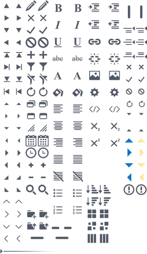 Kendo U I Icon Set PNG image