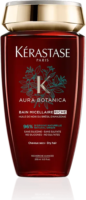 Kerastase Aura Botanica Shampoo Bottle PNG