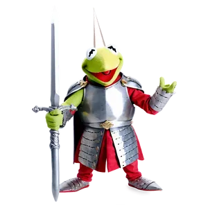 Kermit As A Knight Png 05232024 PNG image