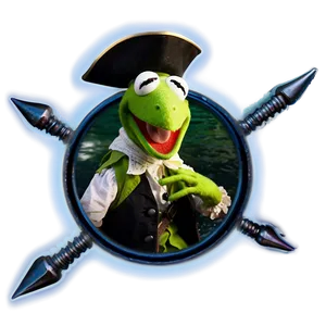 Kermit As A Pirate Png 10 PNG image