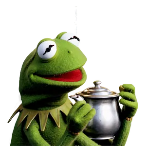 Kermit Drinking Tea Png 7 PNG image