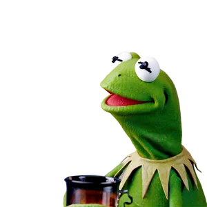 Kermit Drinking Tea Png Dbv PNG image