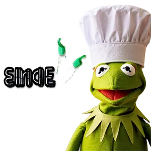 Kermit In Chef Hat Png 05232024 PNG image
