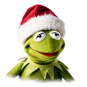 Kermit In Christmas Hat Png 05232024 PNG image