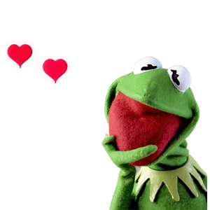 Kermit In Love Png Beb60 PNG image