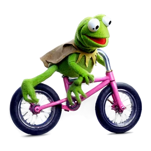 Kermit On Bike Png Luj PNG image
