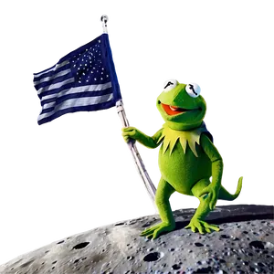 Kermit On The Moon Png 99 PNG image