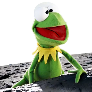 Kermit On The Moon Png Jpw14 PNG image
