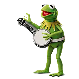Kermit Playing Banjo Png Tfe39 PNG image