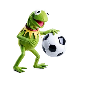 Kermit Playing Soccer Png Cyy92 PNG image