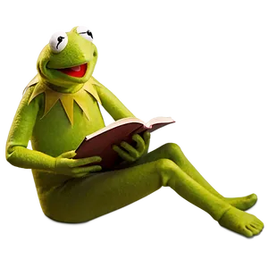 Kermit Reading Book Png 33 PNG image