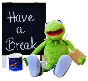 Kermit Taking A Break PNG image