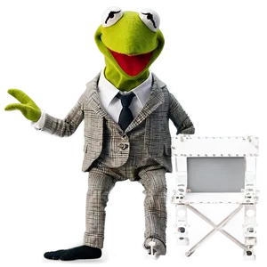 Kermit The Director Png Uuf PNG image