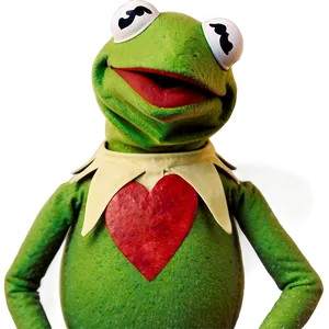 Kermit With Heart Png Nlc4 PNG image