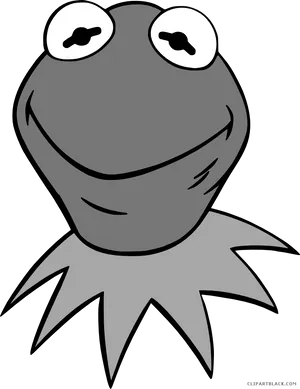 Kermitthe Frog Sketch PNG image