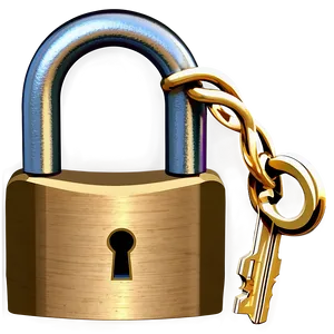 Key And Padlock PNG 05042024 PNG