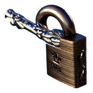 Key And Padlock PNG Wkw PNG
