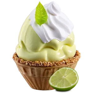 Key Lime Pie Ice Cream Sundae Png 45 PNG image