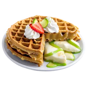 Key Lime Pie Waffle Png 80 PNG image