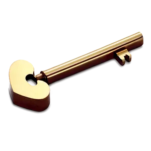 Key With Heart PNG 05042024 PNG