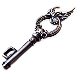 Key With Wings PNG 05042024